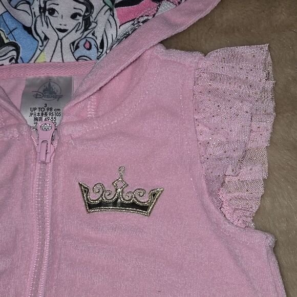 DISNEY PRINCESS PINK COVER-UP, SIZE 3 - Picture 8 of 12